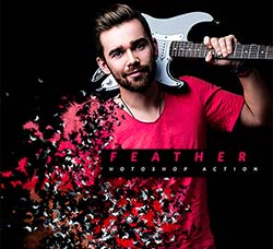 极品PS动作－羽毛散离(含高清视频教程)：Feather Photoshop Action